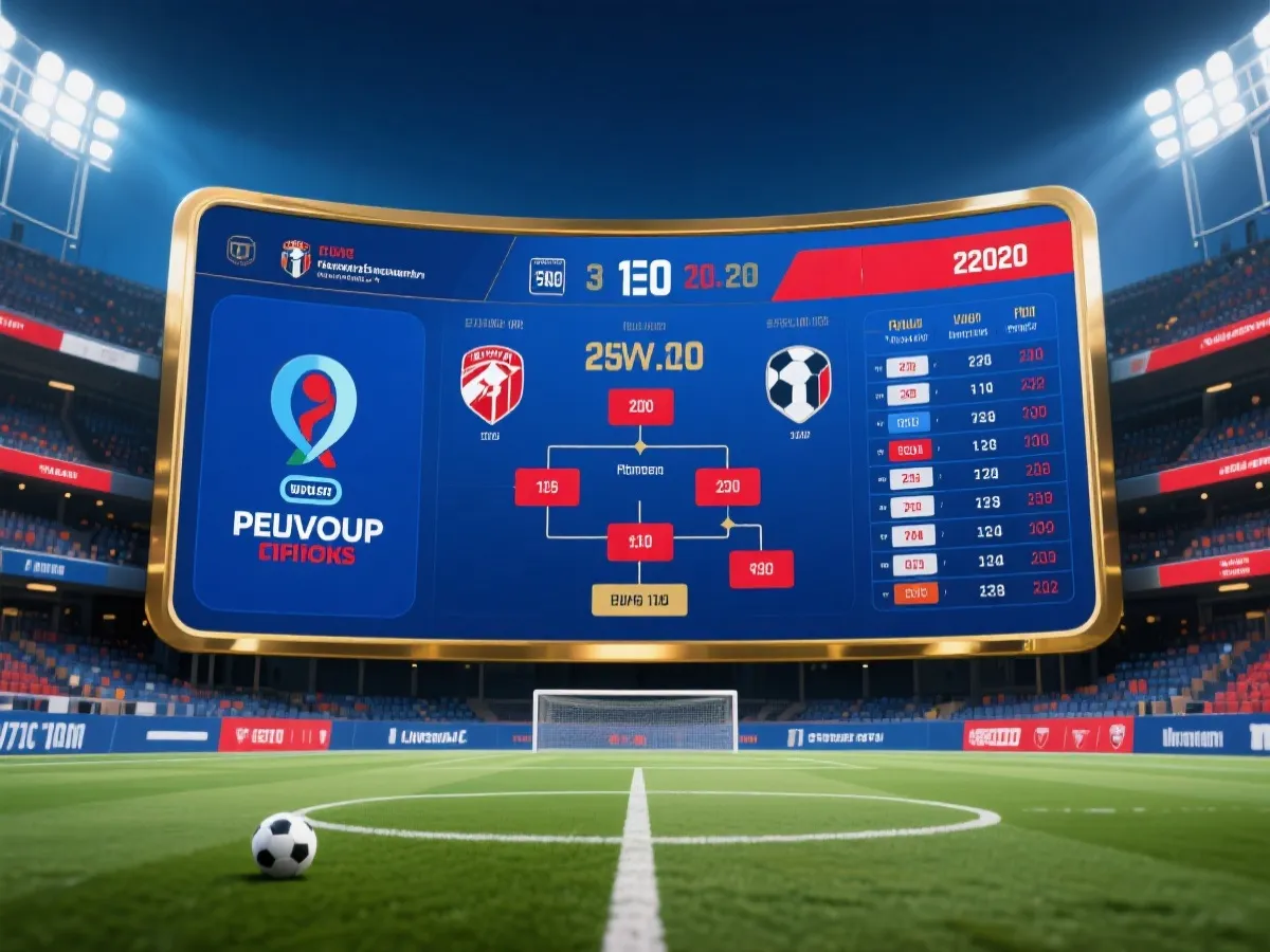 世界盃即時比分與賽程視覺示意