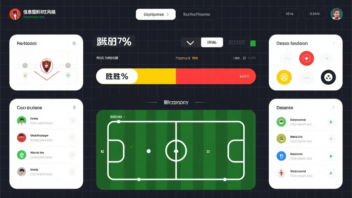 世界杯预测数据可视化图解:概率条、关键对位、变盘因子